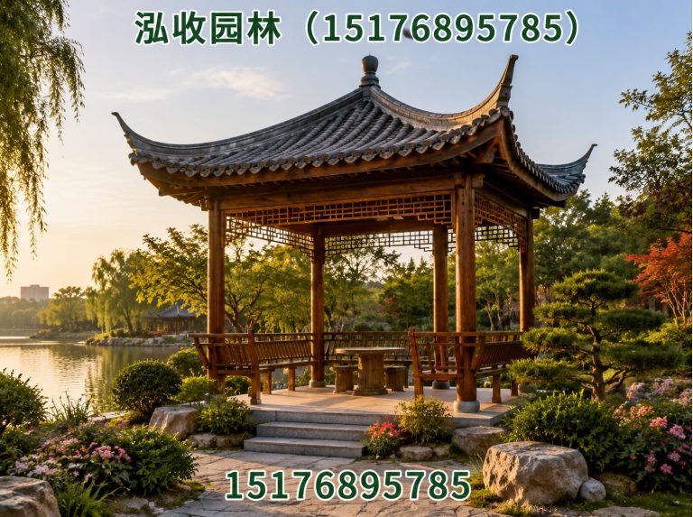 宝鸡防腐木凉亭展示图